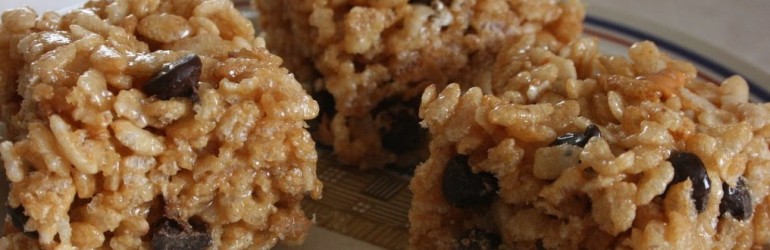 Peanut Butter Rice Crispy Treats by Alicia Silverstone